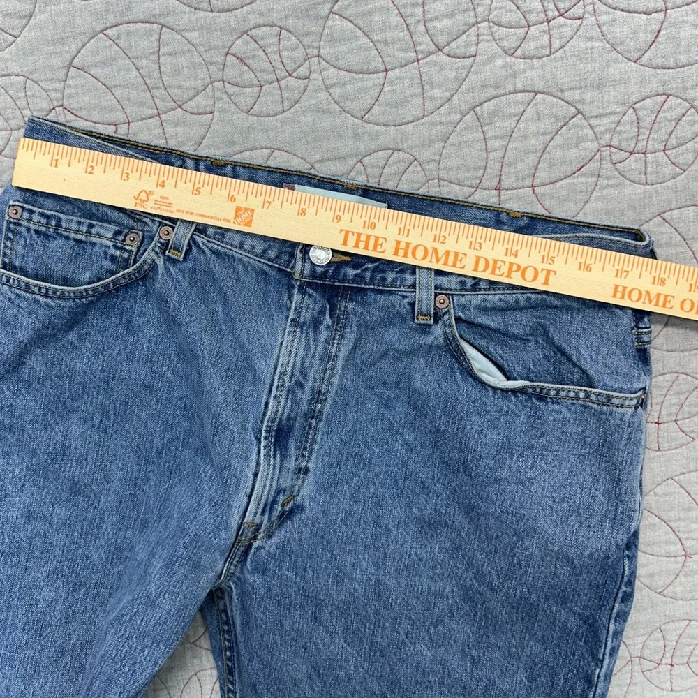 Levi's 505 Jeans Blue Regular Fit Y2K Straight Leg / Men's 38x32